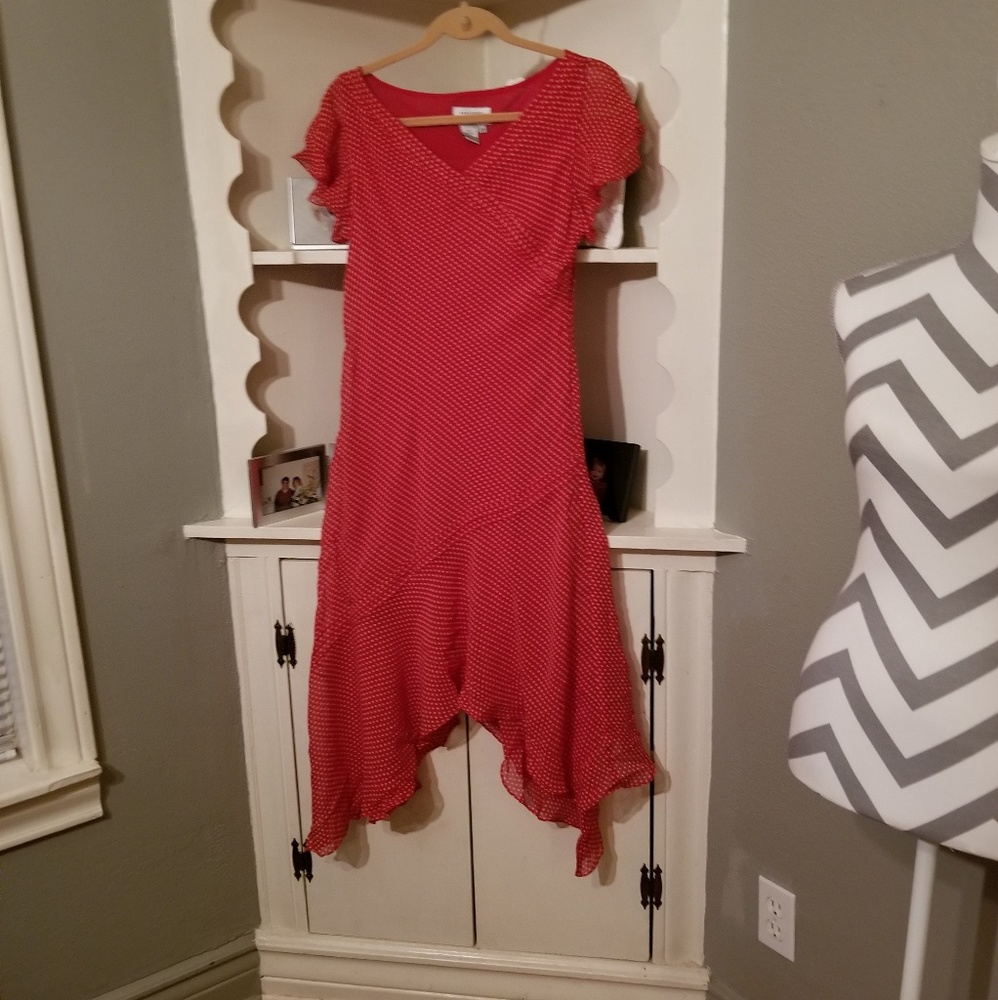 Adriana Papell Polka Dot Dress